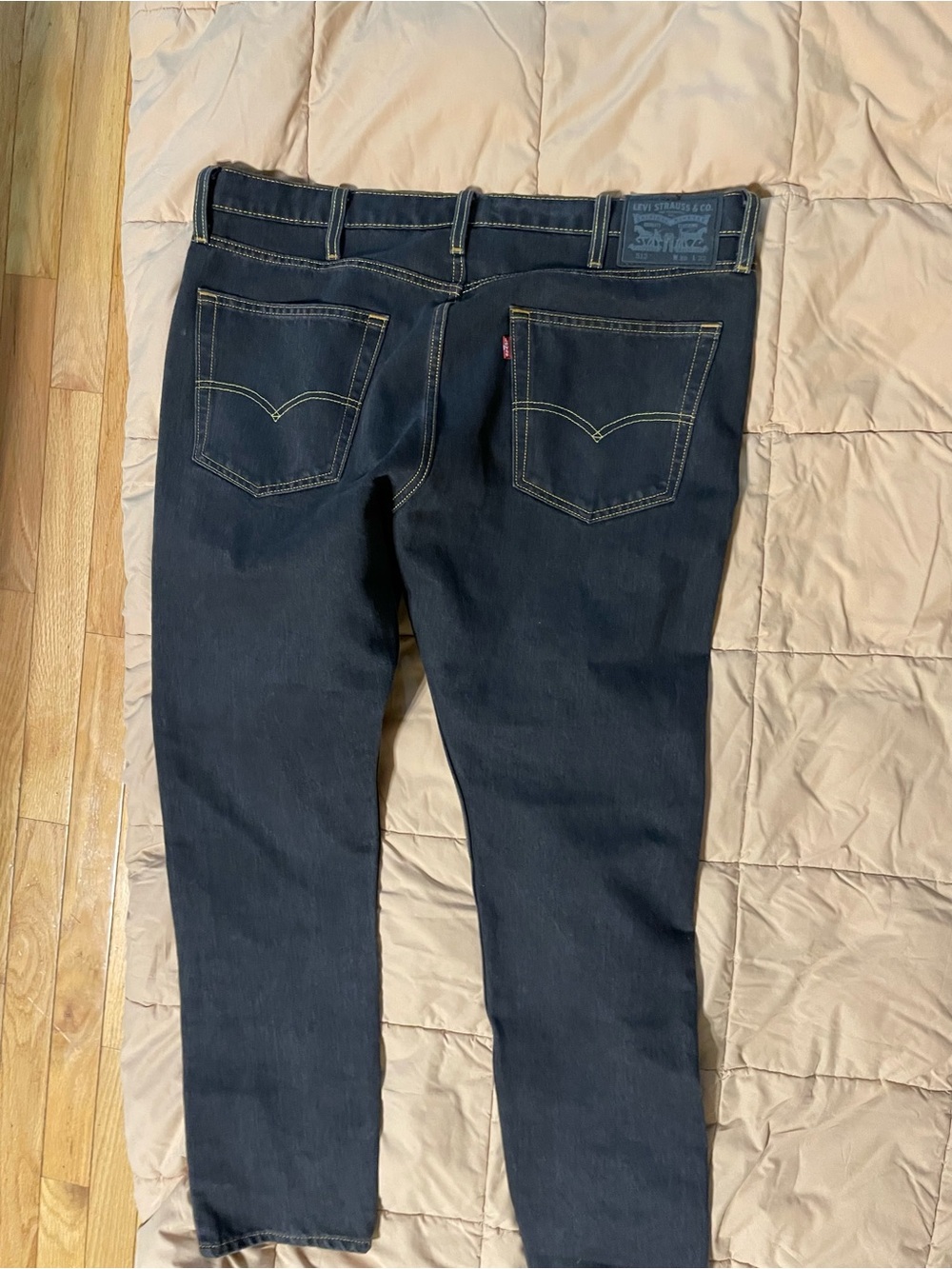 Levi's Men's Dark Blue Slim Straight Jeans